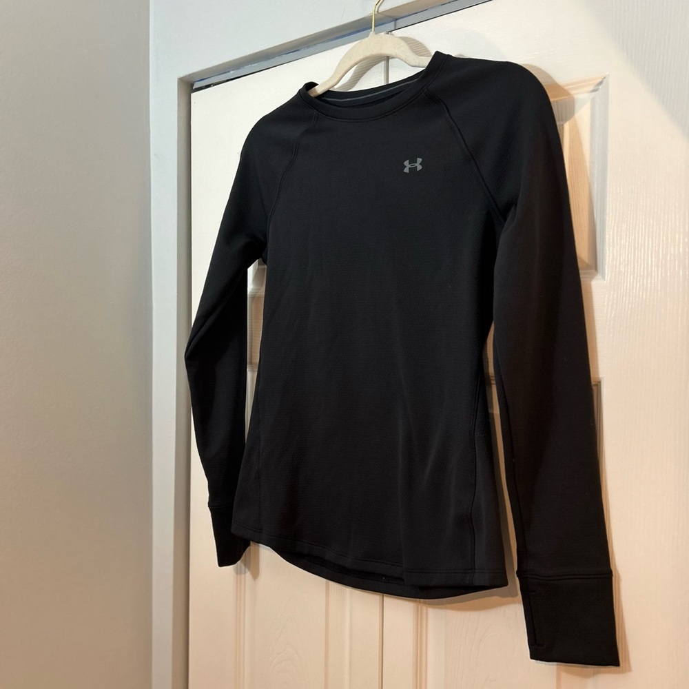 Under Armour HeatGear Fitted Long Top Black XS Athletic Compression Base Layer